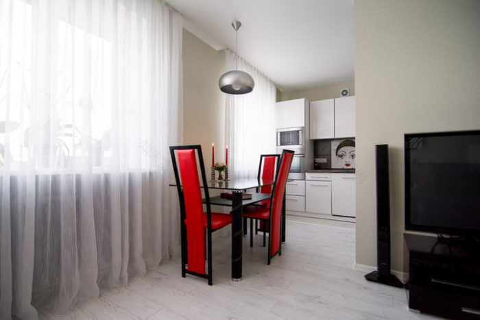 厨房与客厅一体化设计案例-74