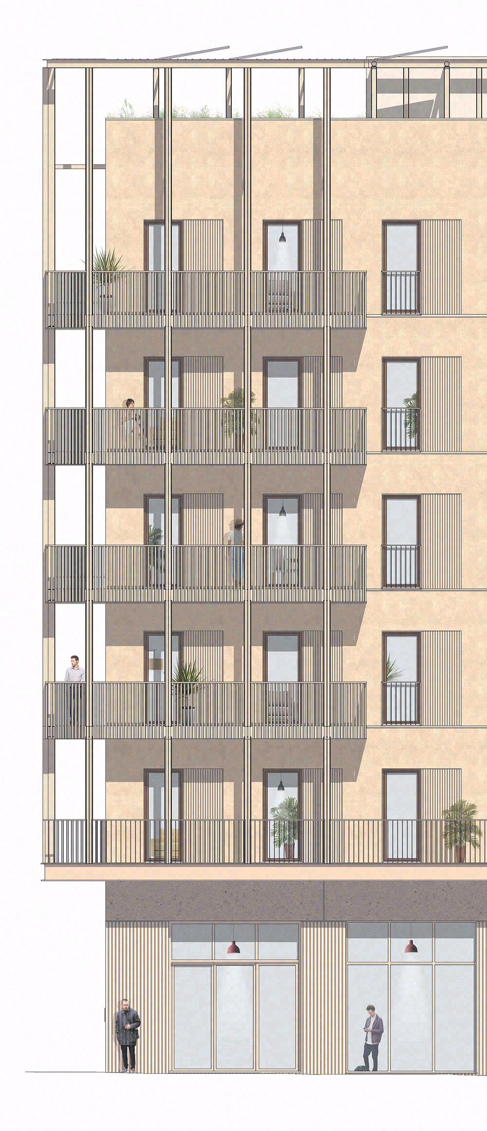 运动员村 E2B 地段丨法国丨CoBe Architecture & Paysage-56