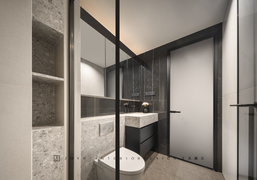 经典黑白灰住宅设计-25