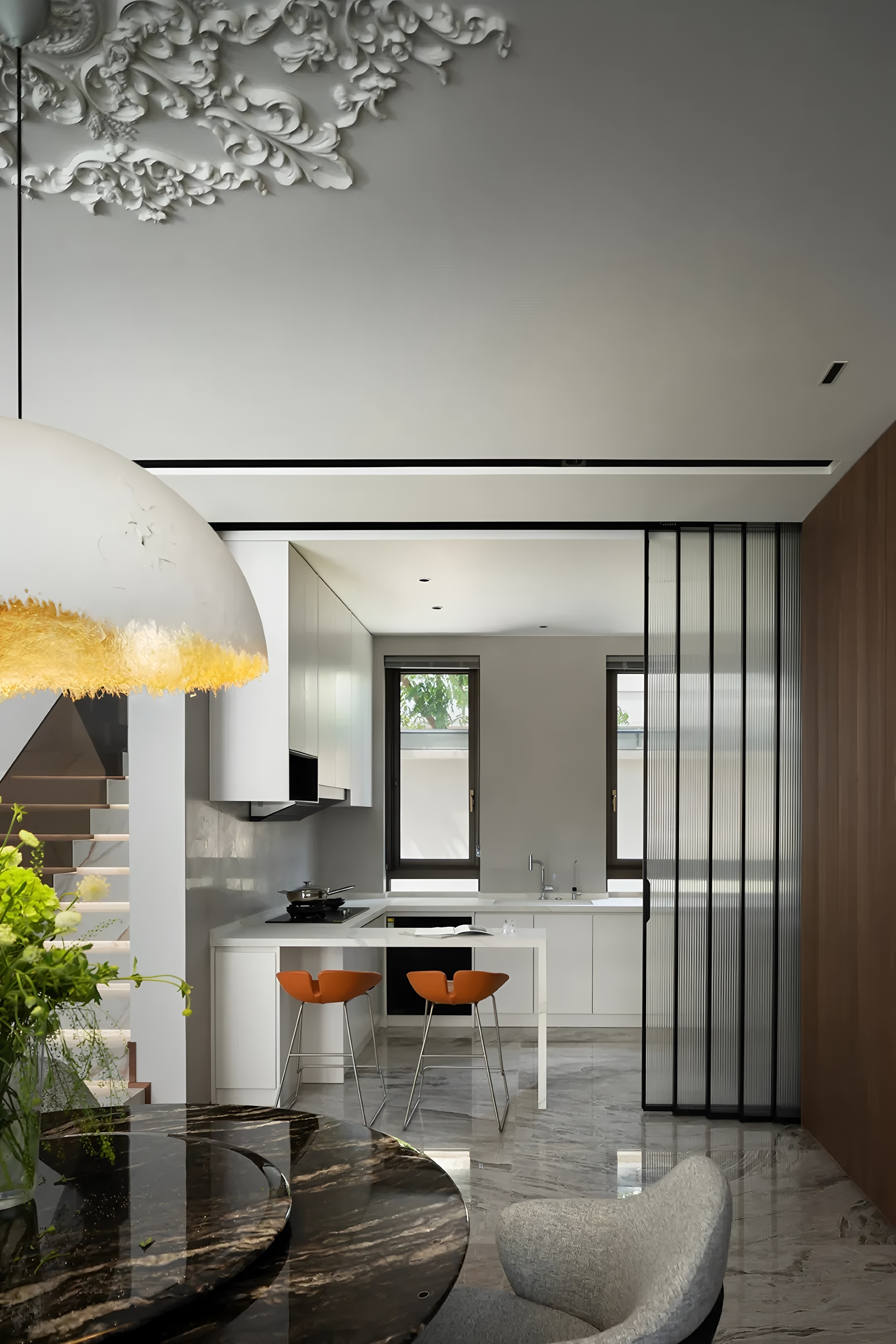 上海520m²无界艺邸丨中国上海丨栖檐设计-50