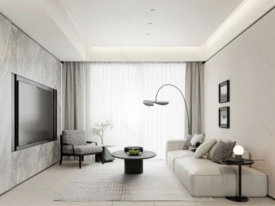 深圳盛合天宸 100㎡极简精装改造丨中国深圳-18