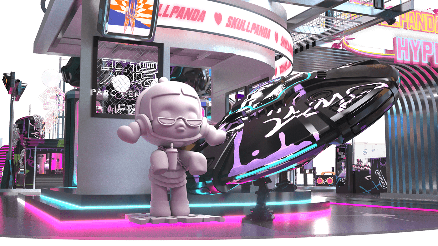SKULLPANDA 宇宙首展丨中国广州丨SKULLPANDA×广州天环-10