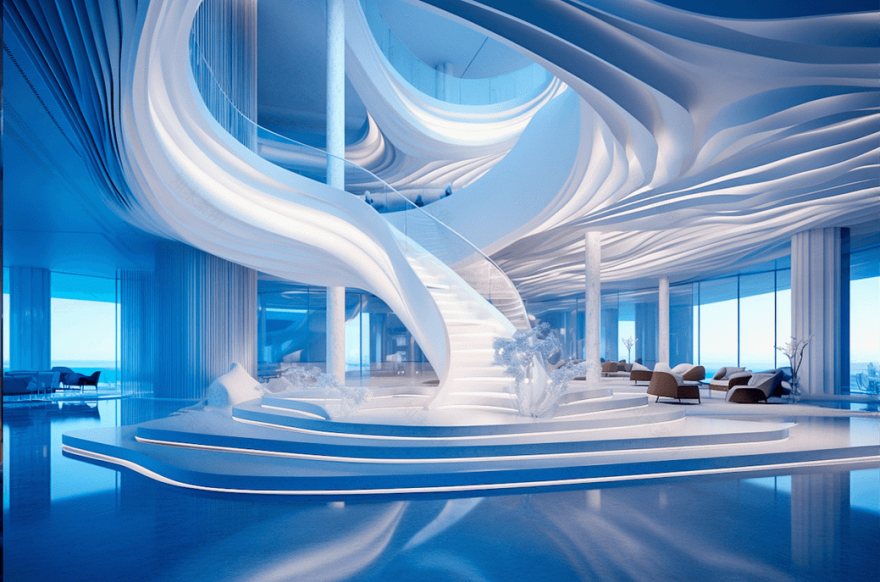 新加坡“波浪之美”未来几何空间丨梅罗里亚建筑师-14