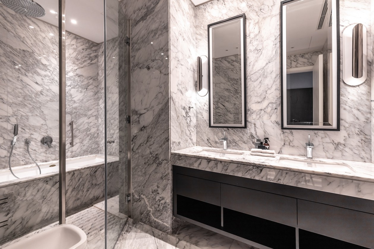 简洁白+高级灰 高级质感公寓设计-20