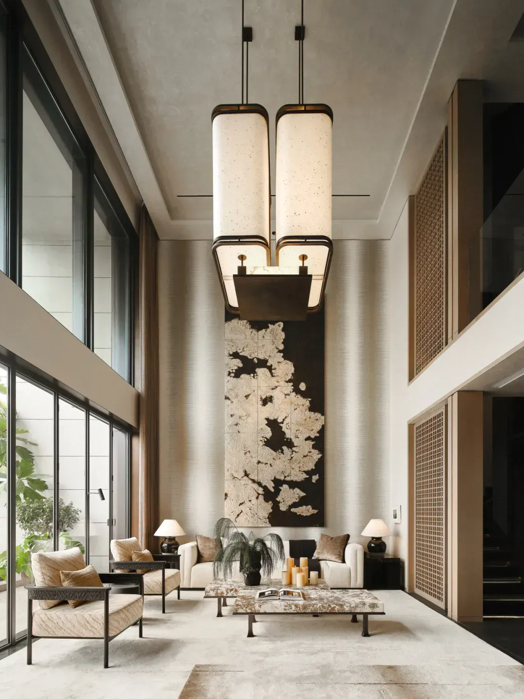 378㎡临湖别墅，这才是东方美学的天花板！-15