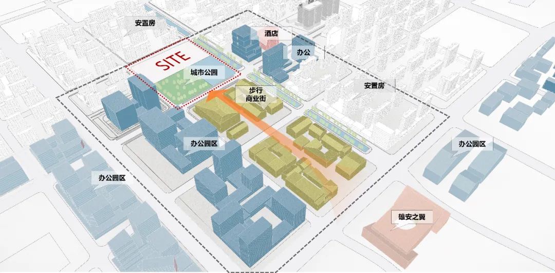 雄安新区零碳建筑实践·电建智汇城办公综合体项目方案设计丨中国河北丨同济大学建筑设计研究院（集团）有限公司建筑设计四院-5