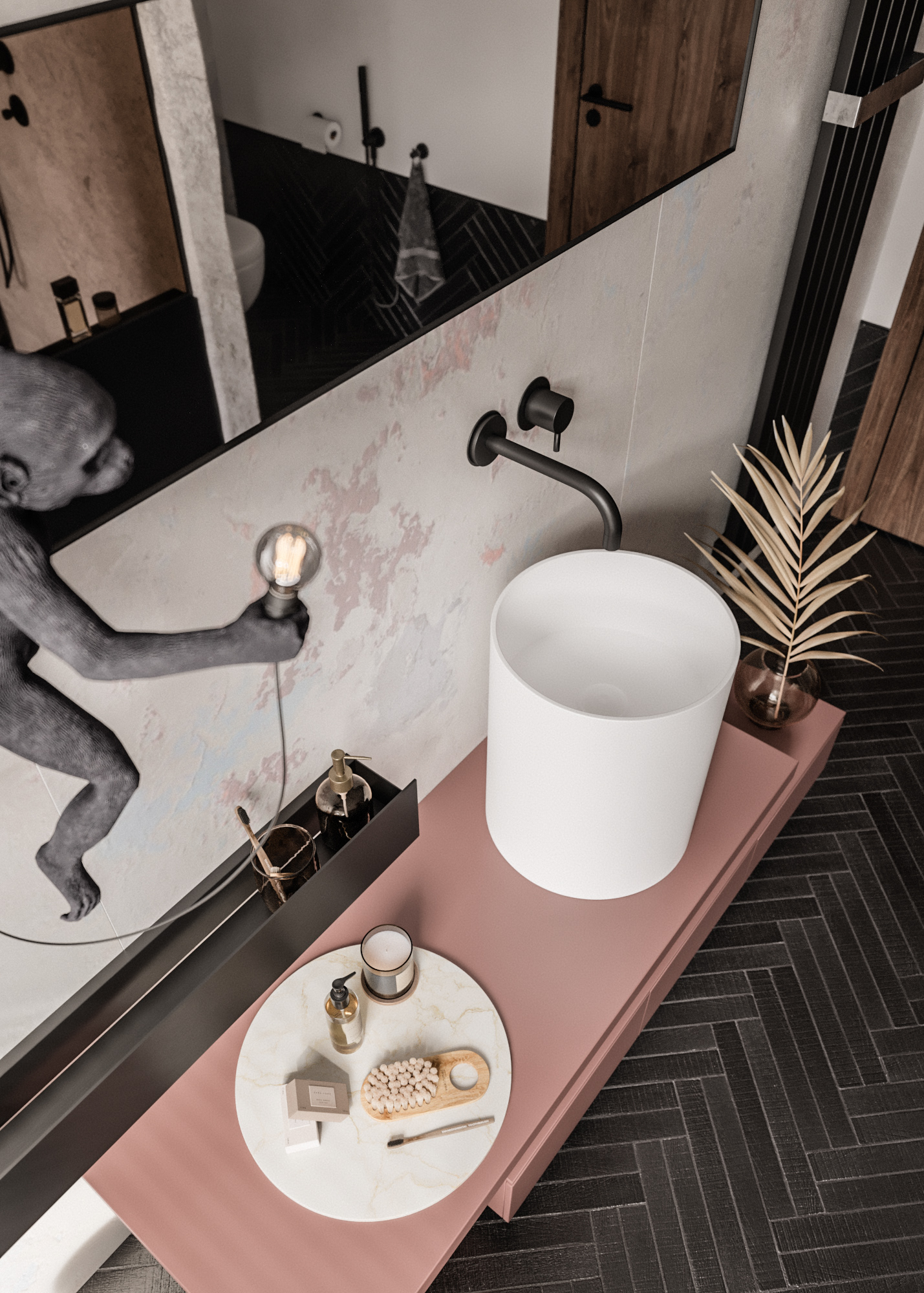 Guryevskaya Sloboda 村 1 号别墅室内设计丨Sergey Kachalov-15