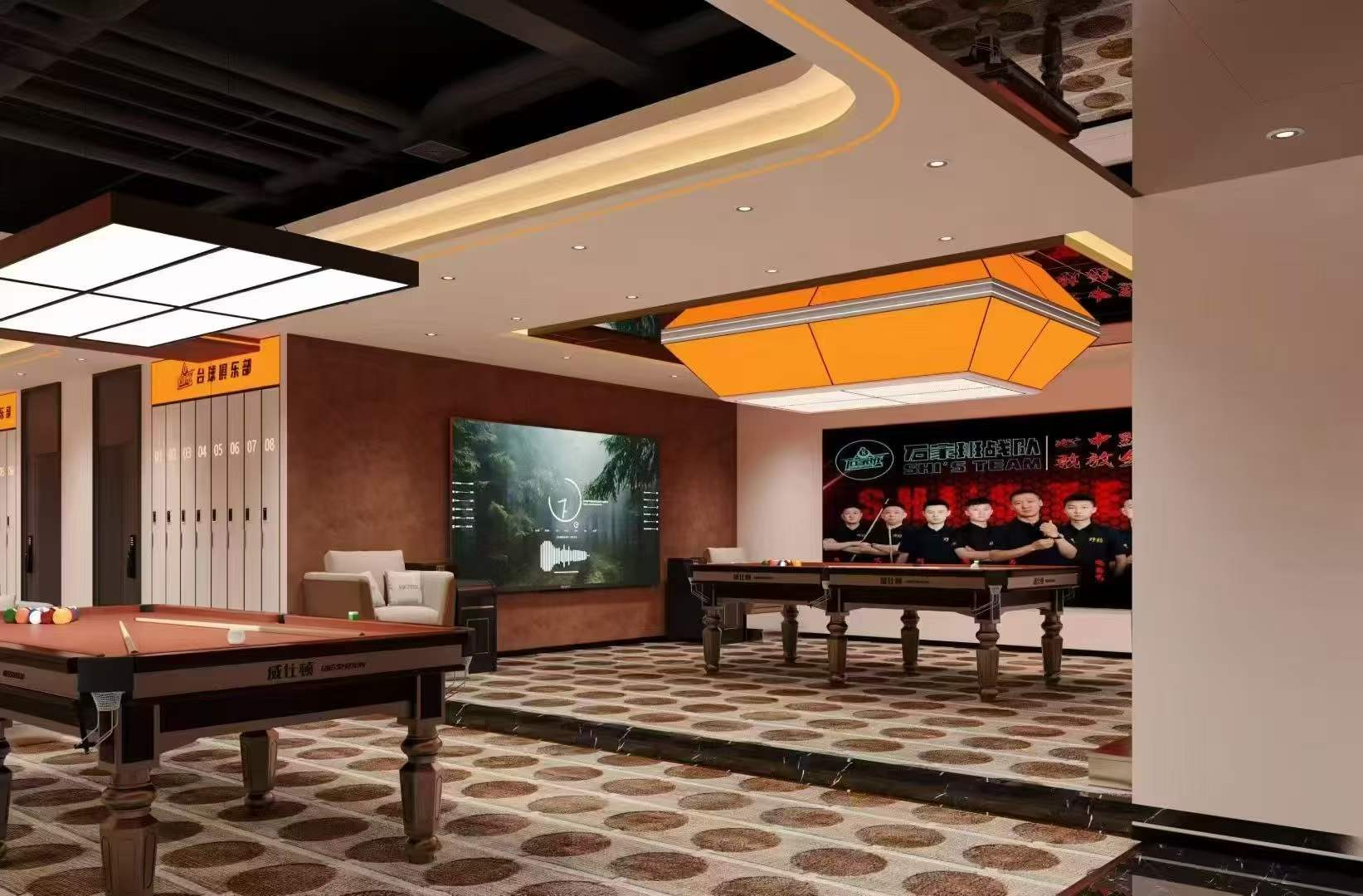 台球厅效果图设计-4