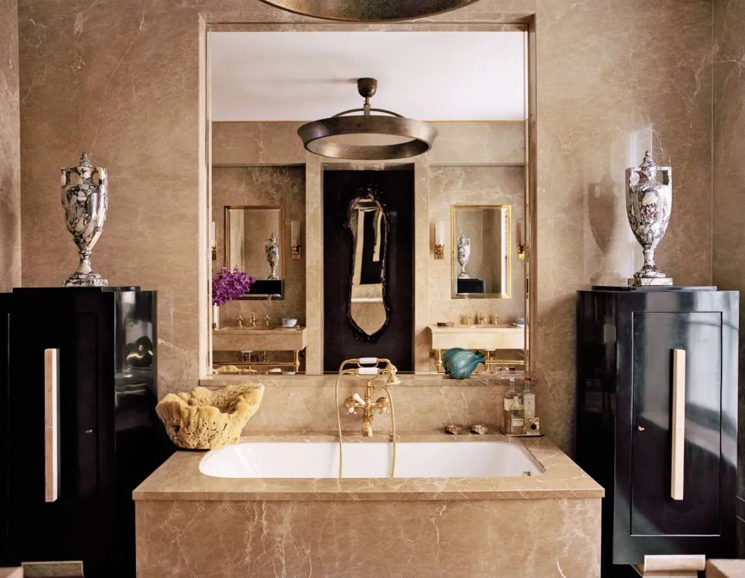 纽约曼哈顿西村四层联排别墅设计丨美国曼哈顿丨室内设计师工作室Gachhot Studios-27