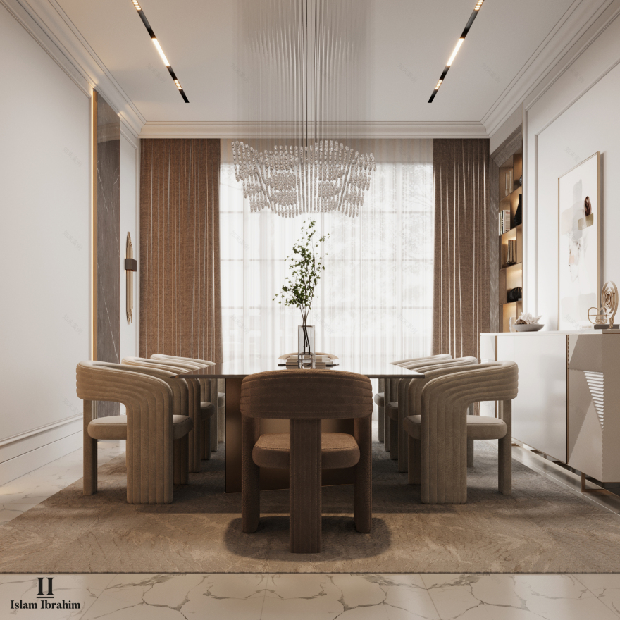 餐饮与起居区丨阿联酋丨ISLAM IBRAHIM & MUHAMMED SALAH-16