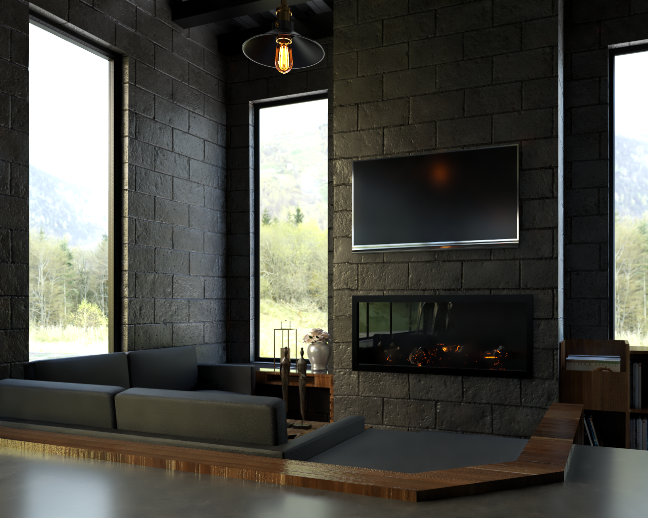 Residencia Castillo-Interior-Santa Lucia, F.M, Honduras-4