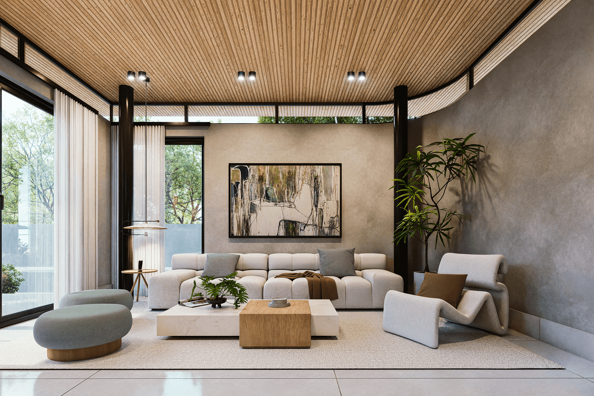 别墅庭院丨ARQ. E. TEJADA-7