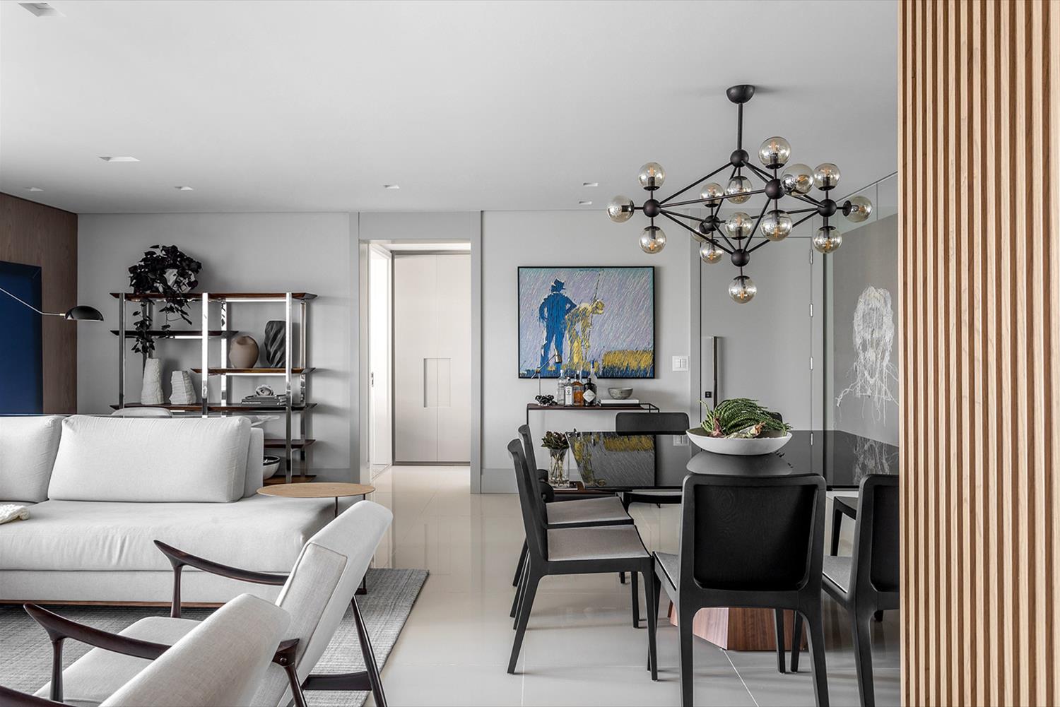 巴西 504A 公寓 | 木质与艺术的完美融合-3