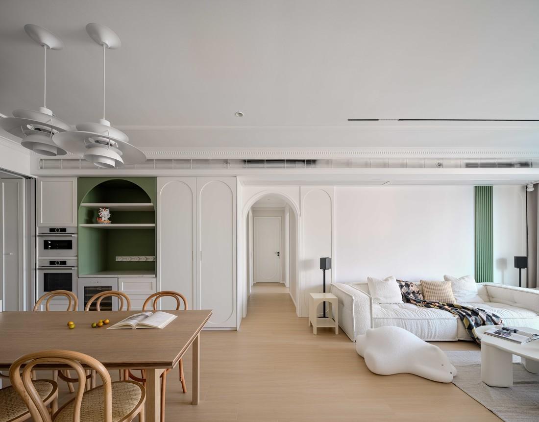 轻法式奶油风·140m²江景平层旧房改造丨中国广州-30