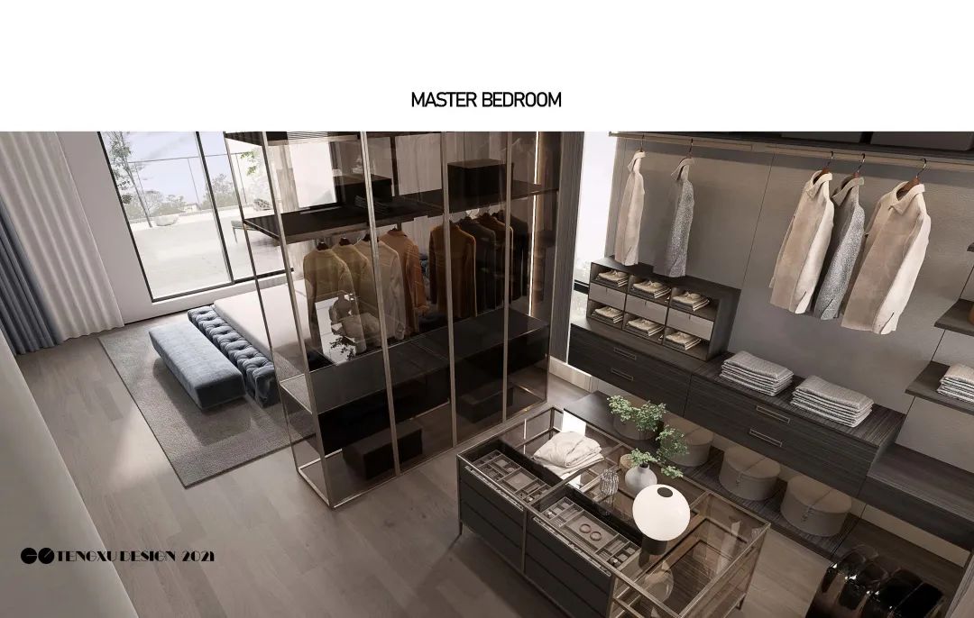 上海 460㎡现代简约别墅丨中国上海丨设计师腾旭-34