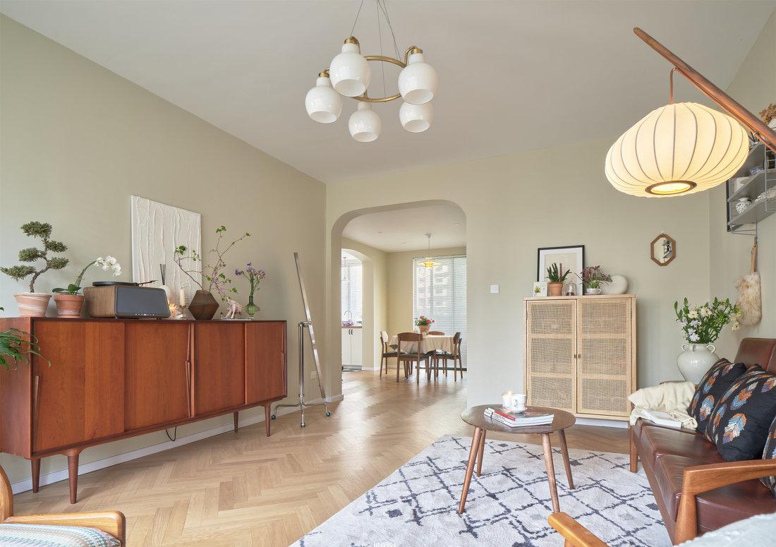 北欧中古风套间设计-11