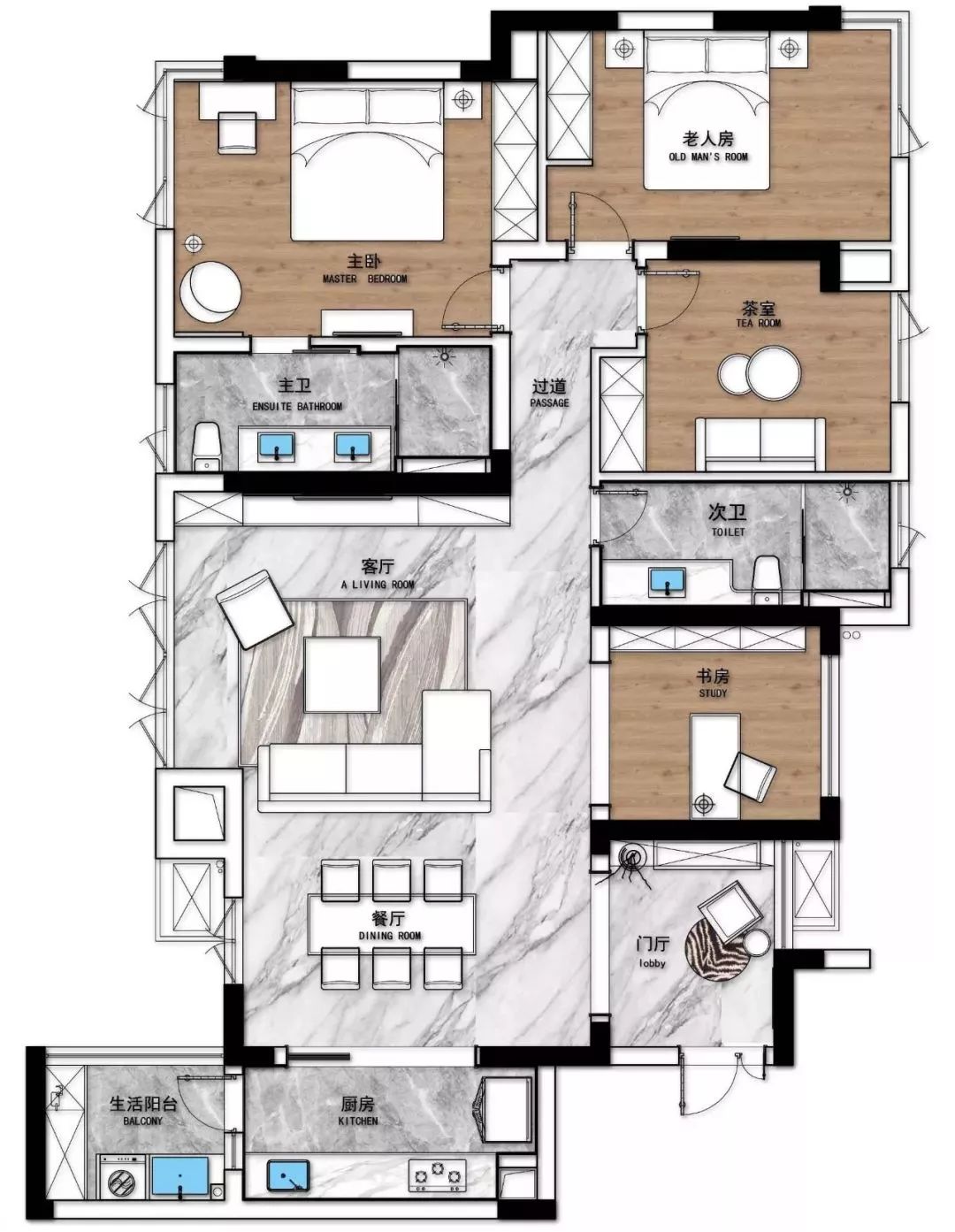 现代简约酒店风,打造精致生活空间-11