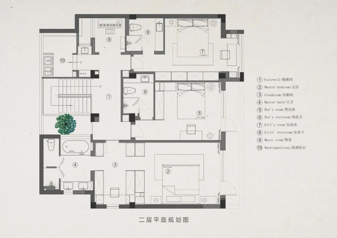伊顿国际底层复式,四季有院丨中国宁波丨宁波柒合设计-121