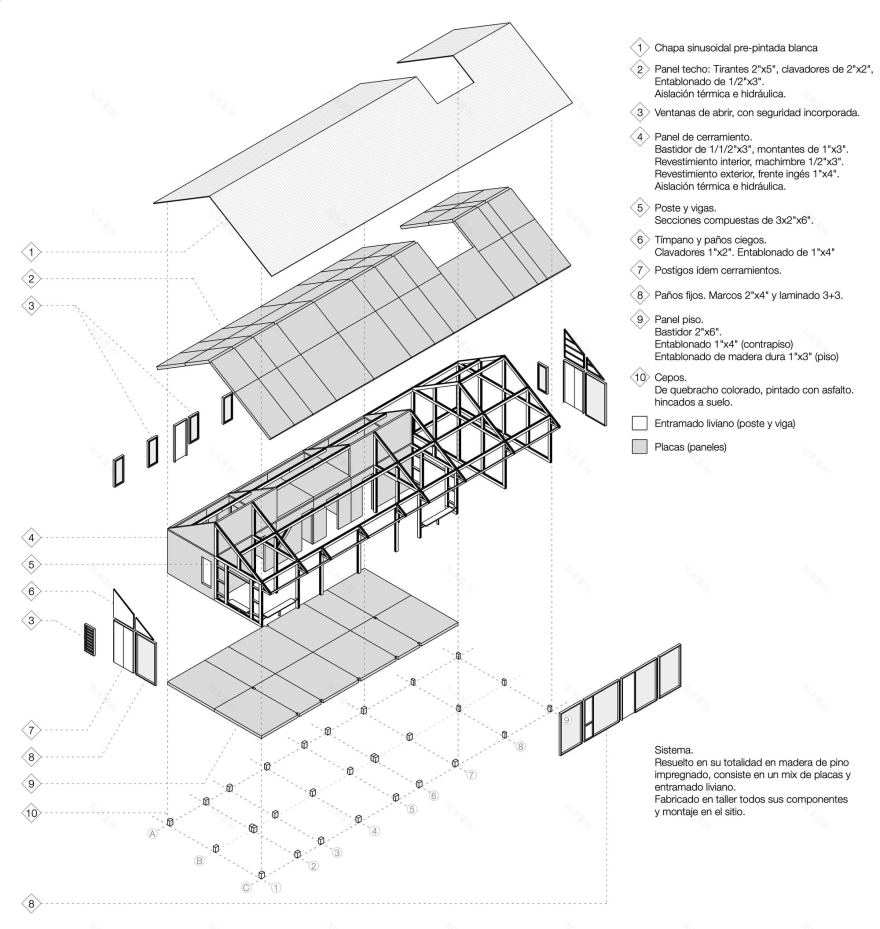 预制房屋伊维拉丨阿根廷波萨达斯丨ENNE Arquitectura-16