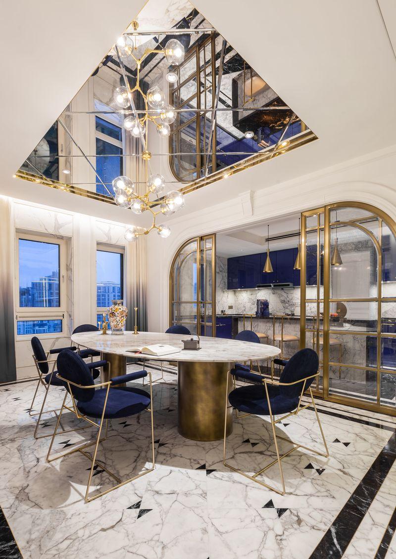 上海浦东一线江景私宅，优雅法式风情的私密空间-43