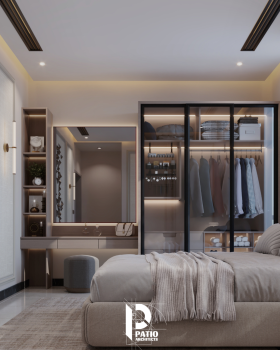 现代卧室与厨房室内设计丨阿联酋阿布扎比丨Patio Architects L.L.C