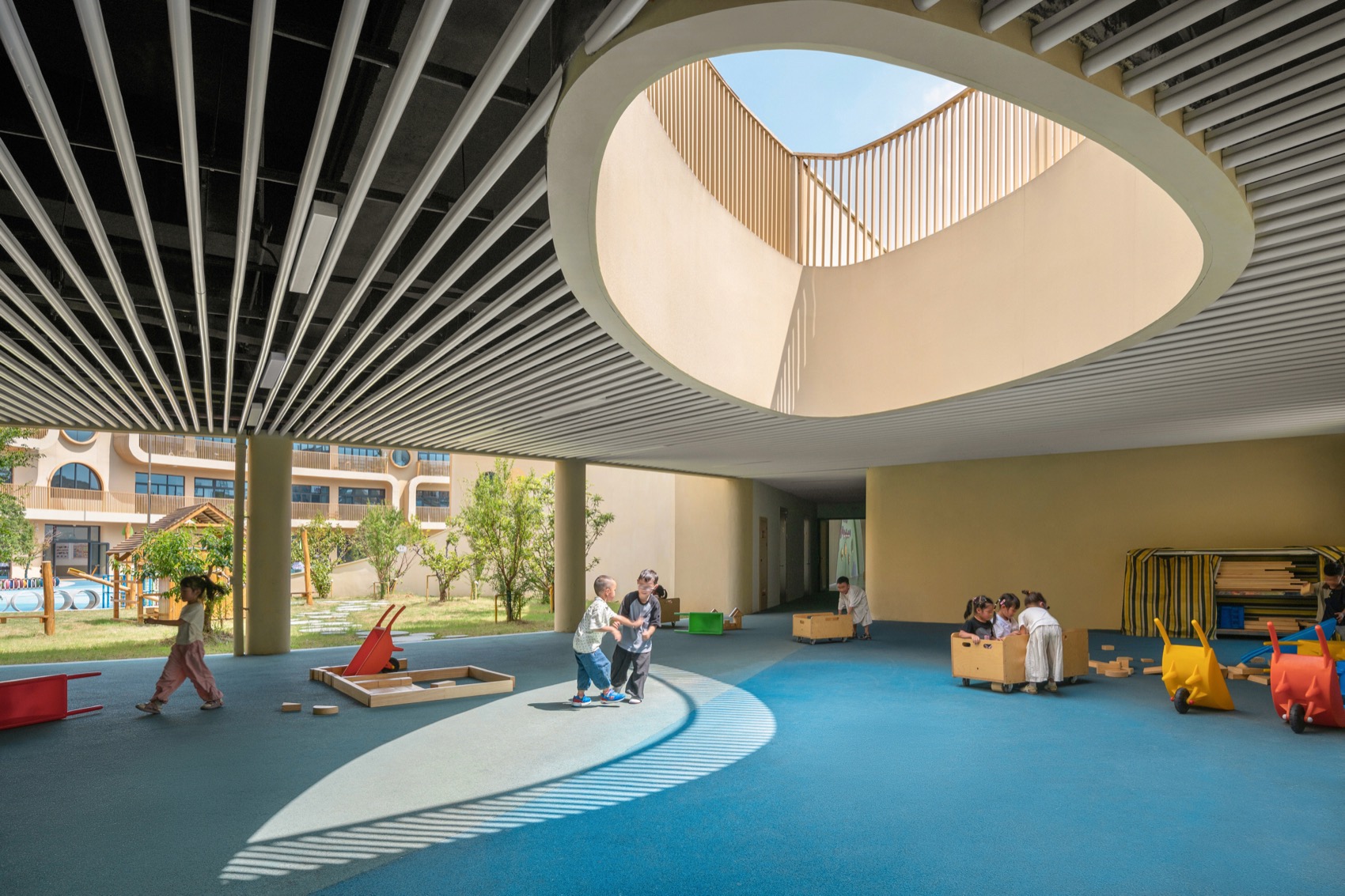 泗安镇中心幼儿园丨中国湖州丨筑境设计-67