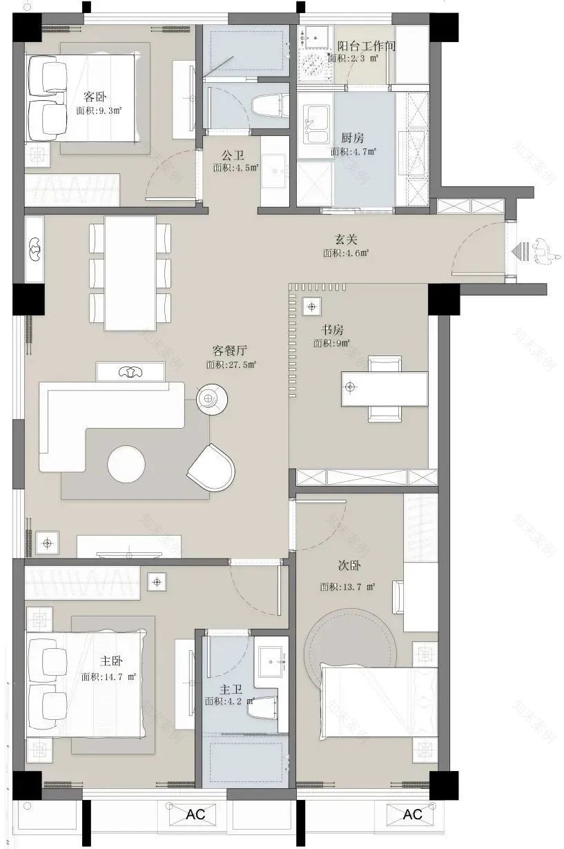 梵森国际设计丨 南京紫金山洋房 - 日出钟山,与诗毗邻-80