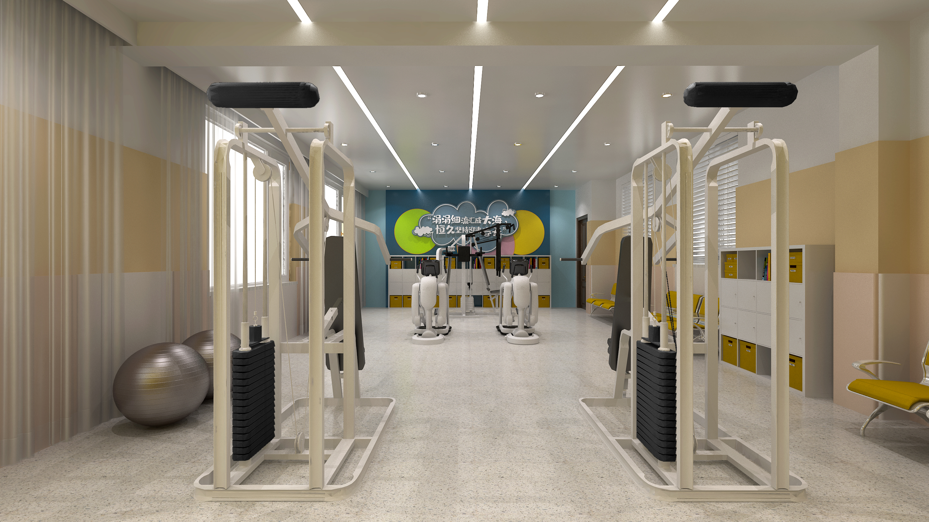 石家庄某学校内部各功能教室设计-13