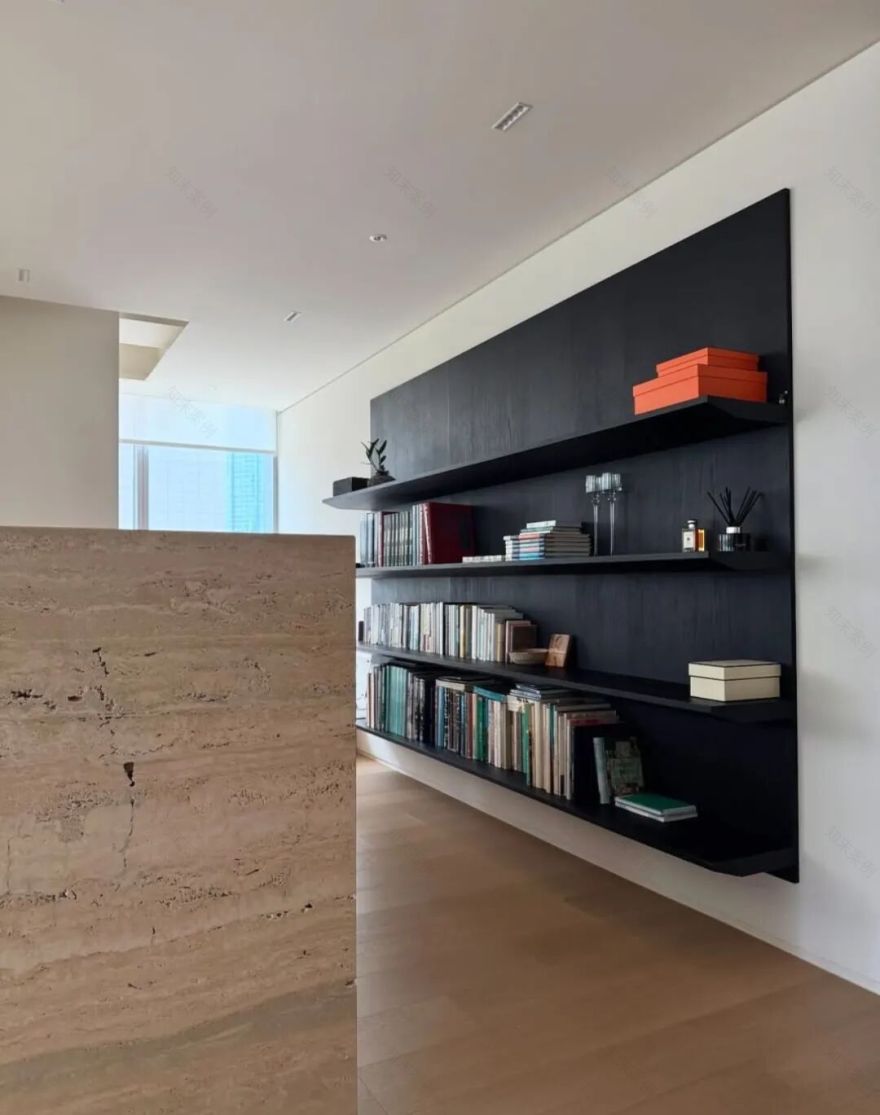 长在审美上的 满墙书柜-40