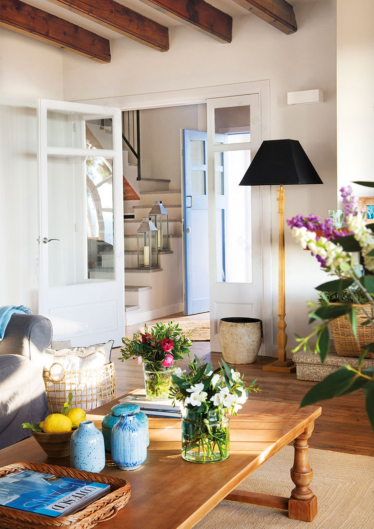 巴塞罗那海风格家居,蓝调地中海风情-8