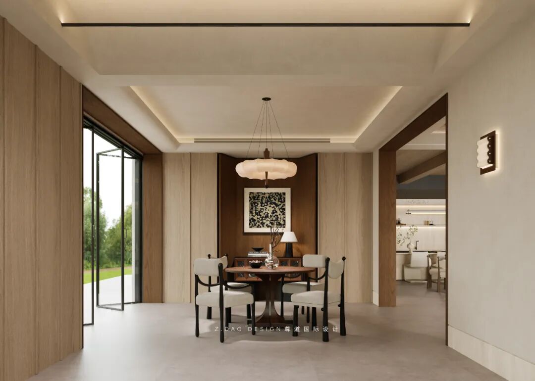 尊道新作|合肥『文一·塘溪津门』1000㎡折衷主义别墅，专治豪宅审美疲劳。-109