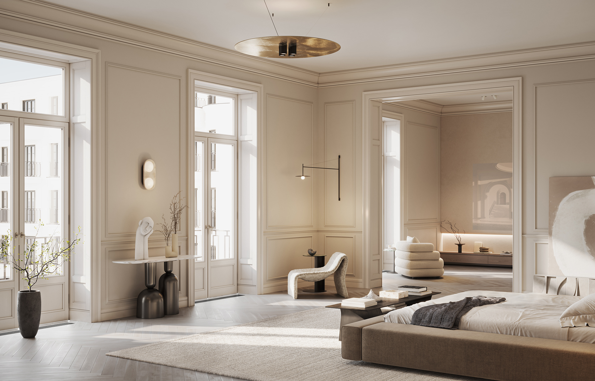 米色公寓丨Vizline Studio-13