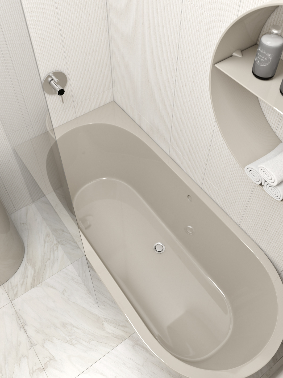 monochrome bathroom Tamara Batsmanova-3