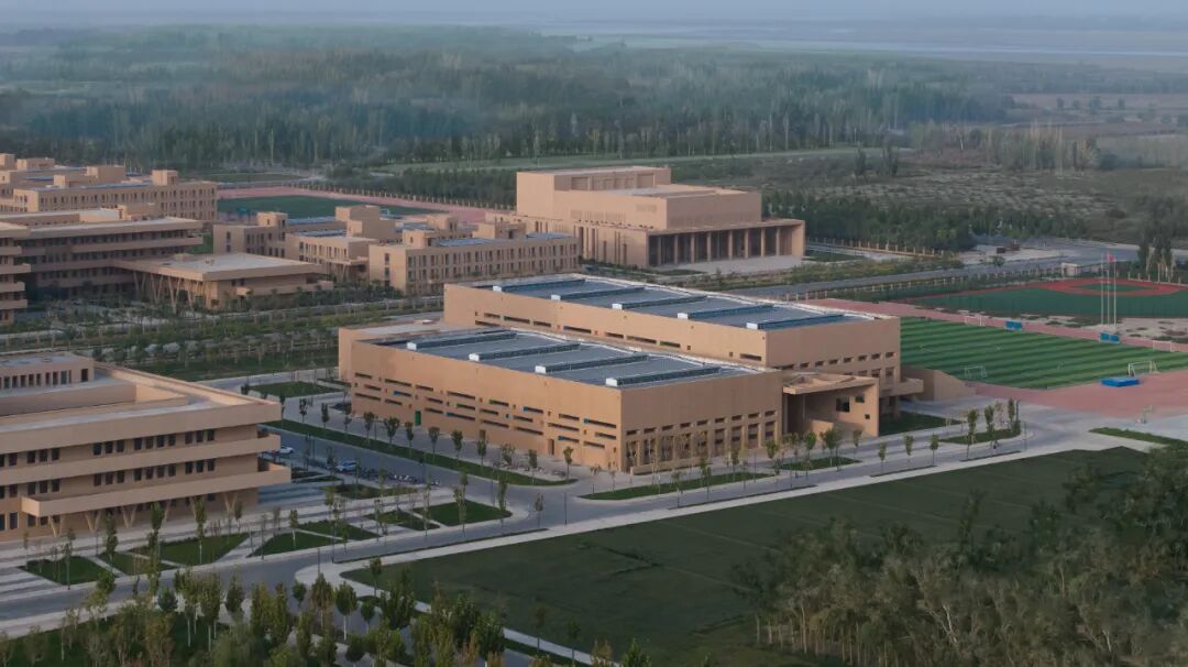 中国院作品|新疆塔里木大学新校区风雨操场-9