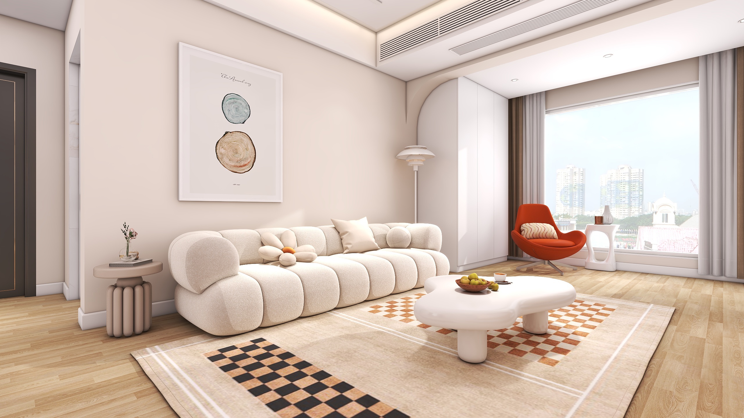 四川邻水星辰壹号（105平方现代简约三居室）-7