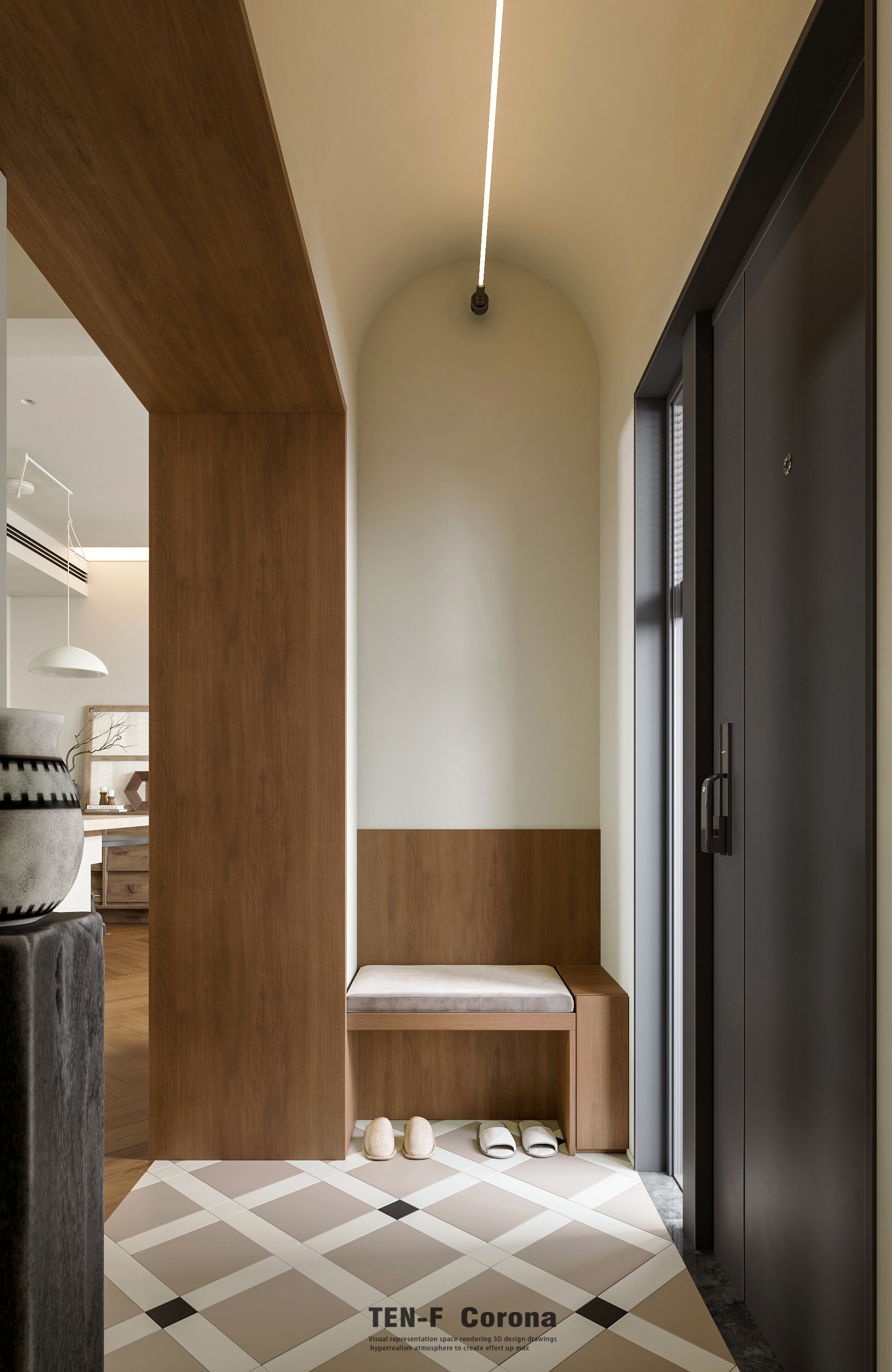 近期渲染  叠墅渲染表现-1