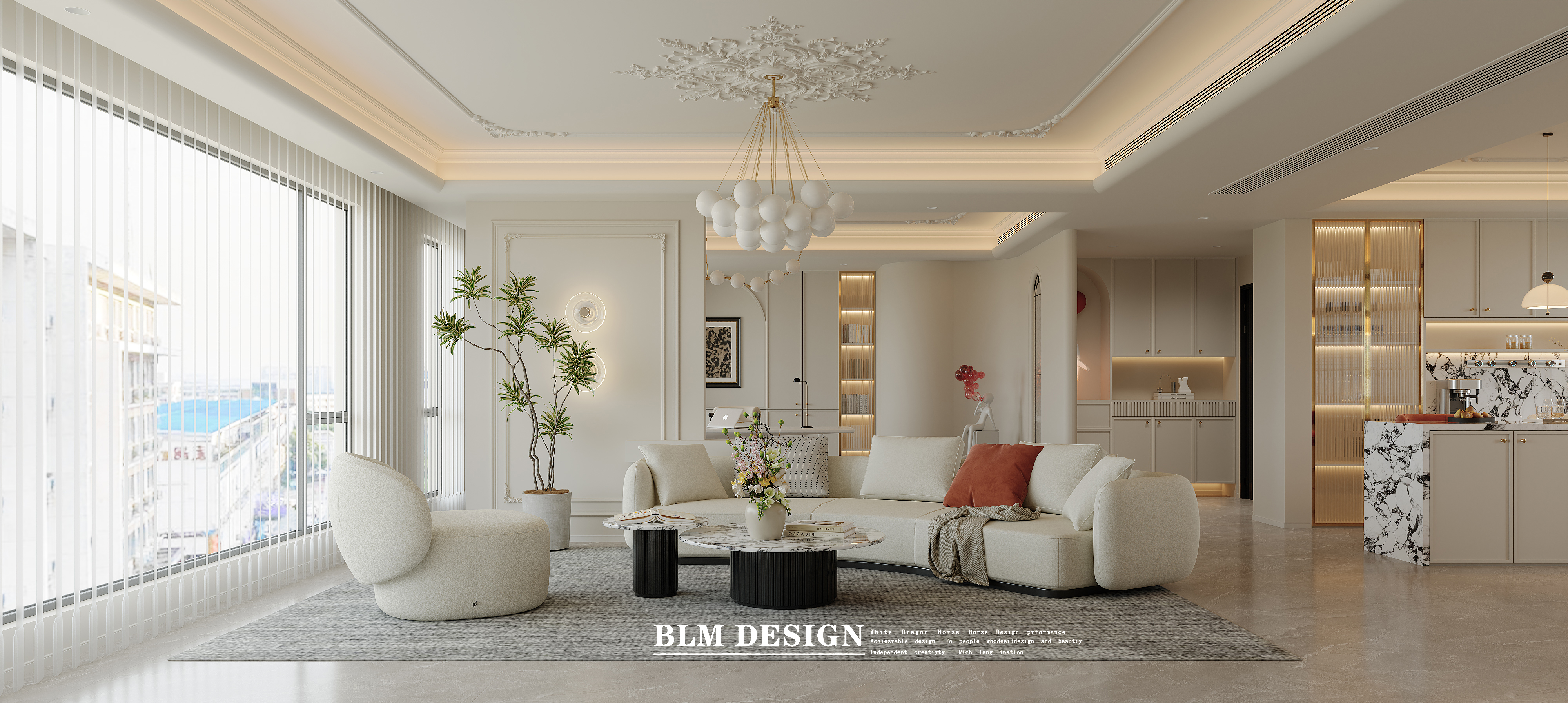 现代  白龙马效果图设计制作-3