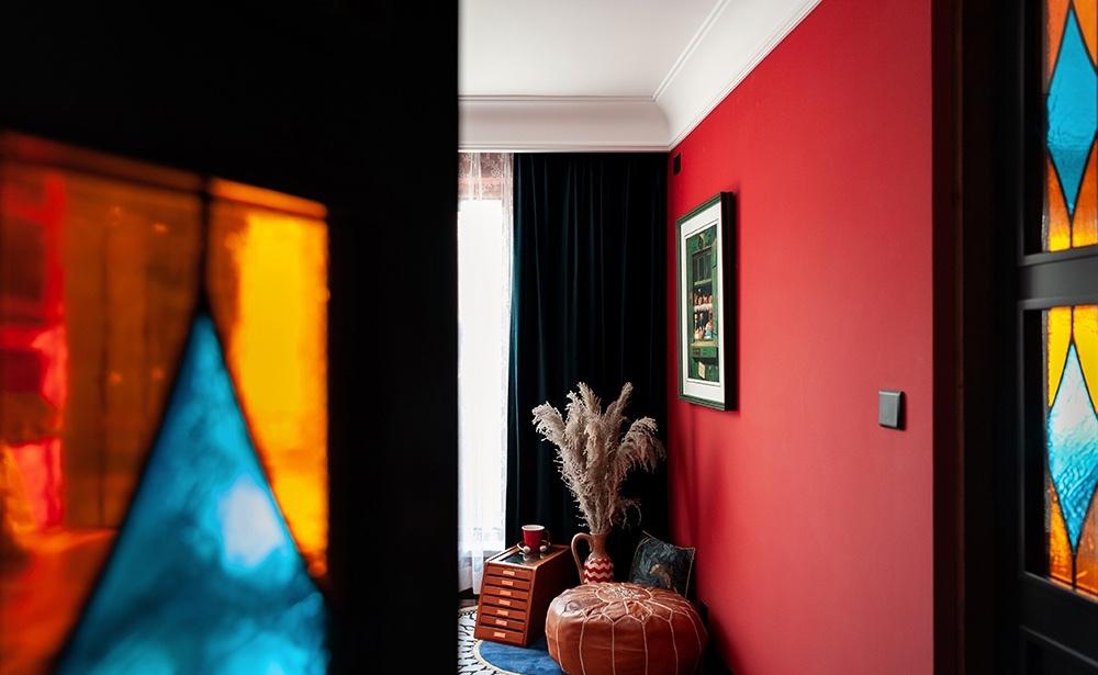 色彩冲击下的摩登复古家居设计-14