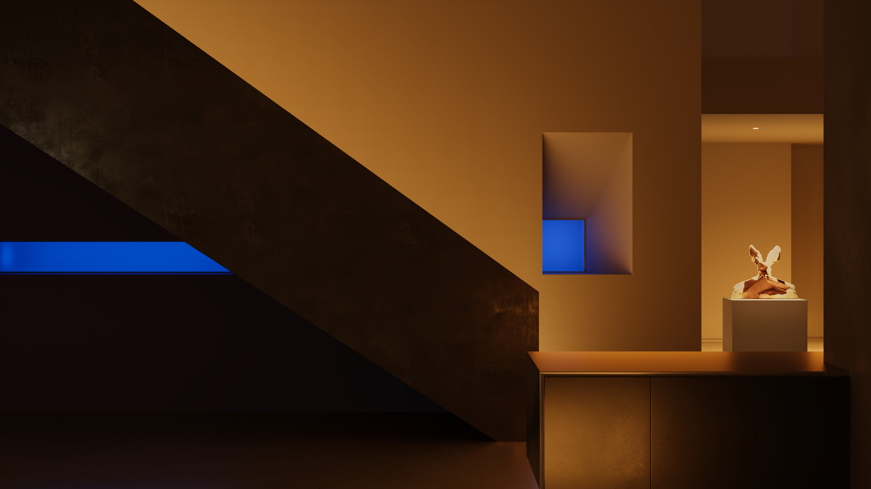 yatzer探索光的物质性，带来冥想的空间体验。效果图-5