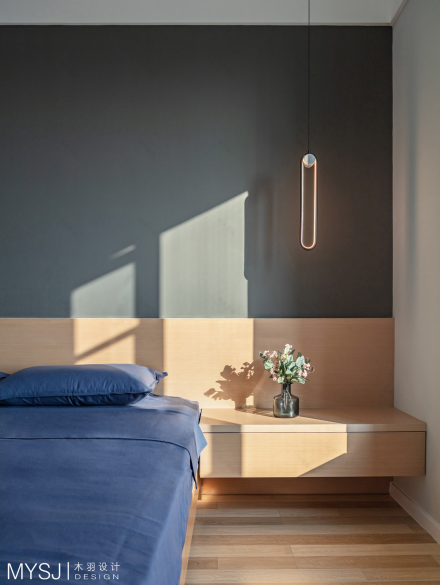 武汉木羽设计 | 140 平现代简约婚房,实现多功能需求-31