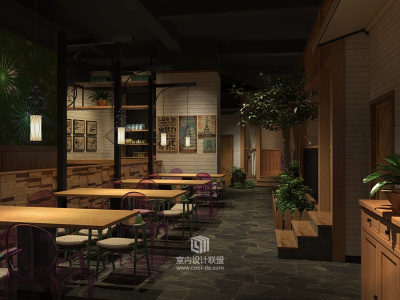 主题餐厅设计-花中城野风店主题餐厅设计-9