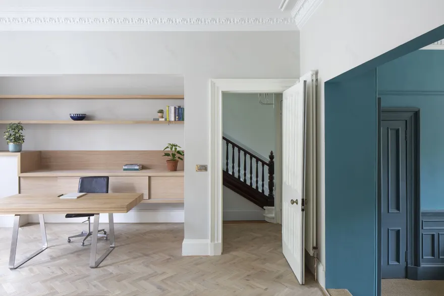 英国格拉斯哥历史保护区的 Kingsborough Gardens 私人住宅改造-13