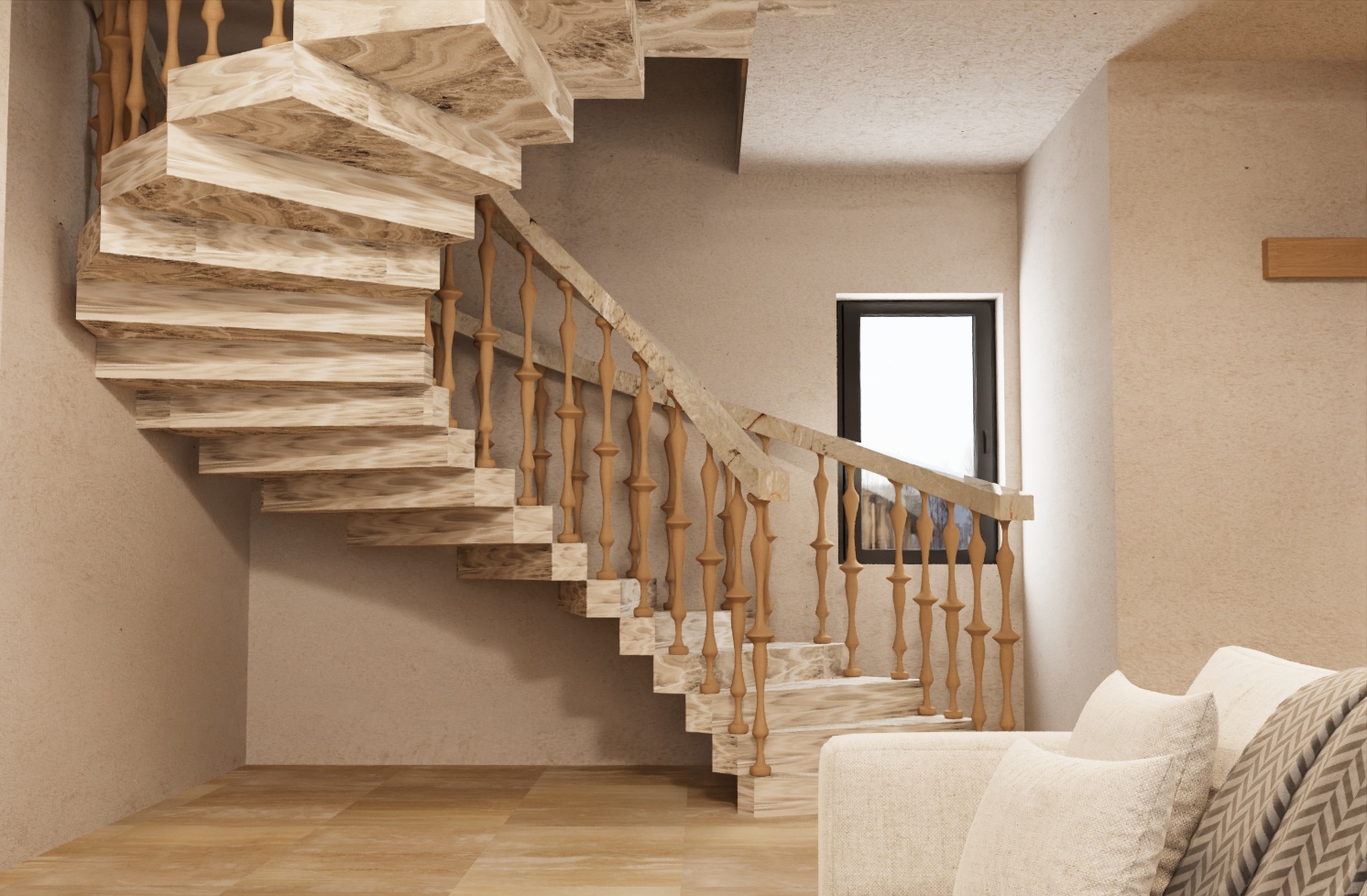 Warm Minimal Interior | Ground Floor-12