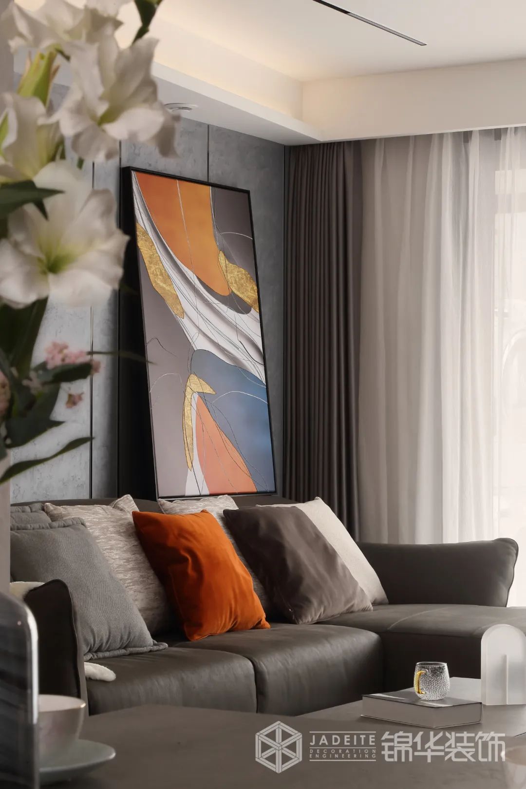 现代极简一人居丨锦华装饰-14