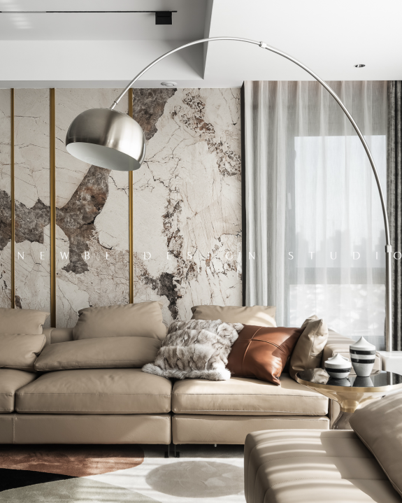 轻奢现代风超大平层设计丨陈丽娟,江怡君-6