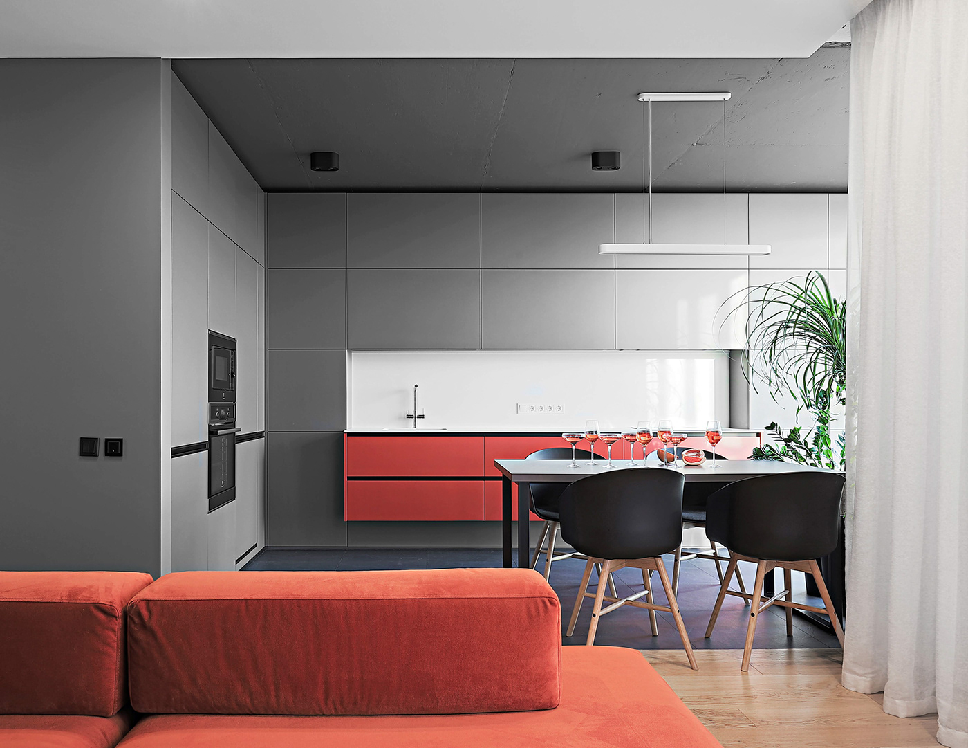 高级黑公寓设计丨乌克兰基辅-12