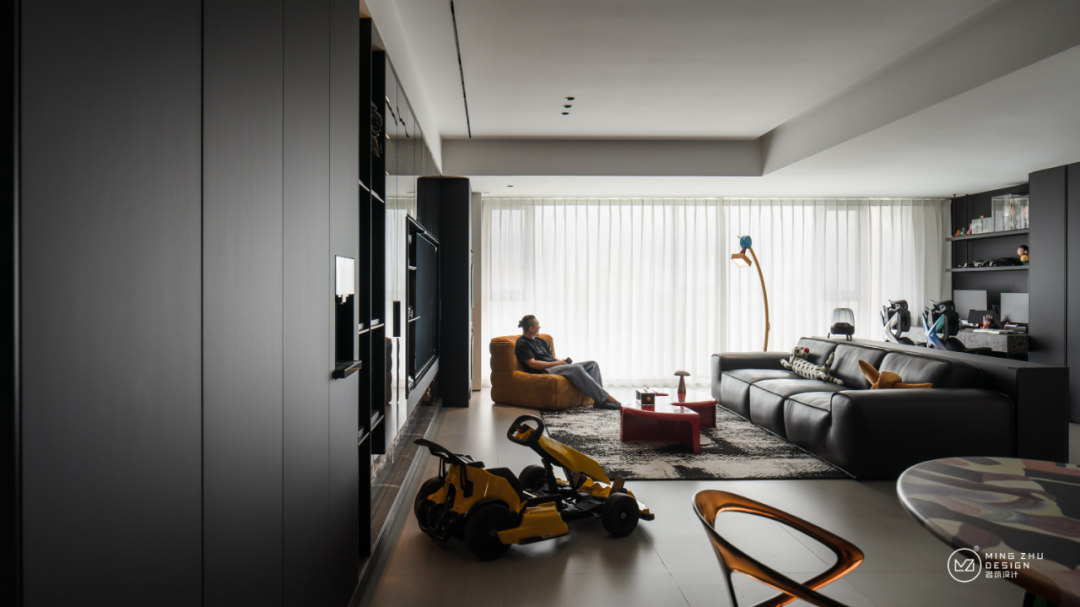 名筑设计实景l113m²属于年轻人的快乐屋。-25