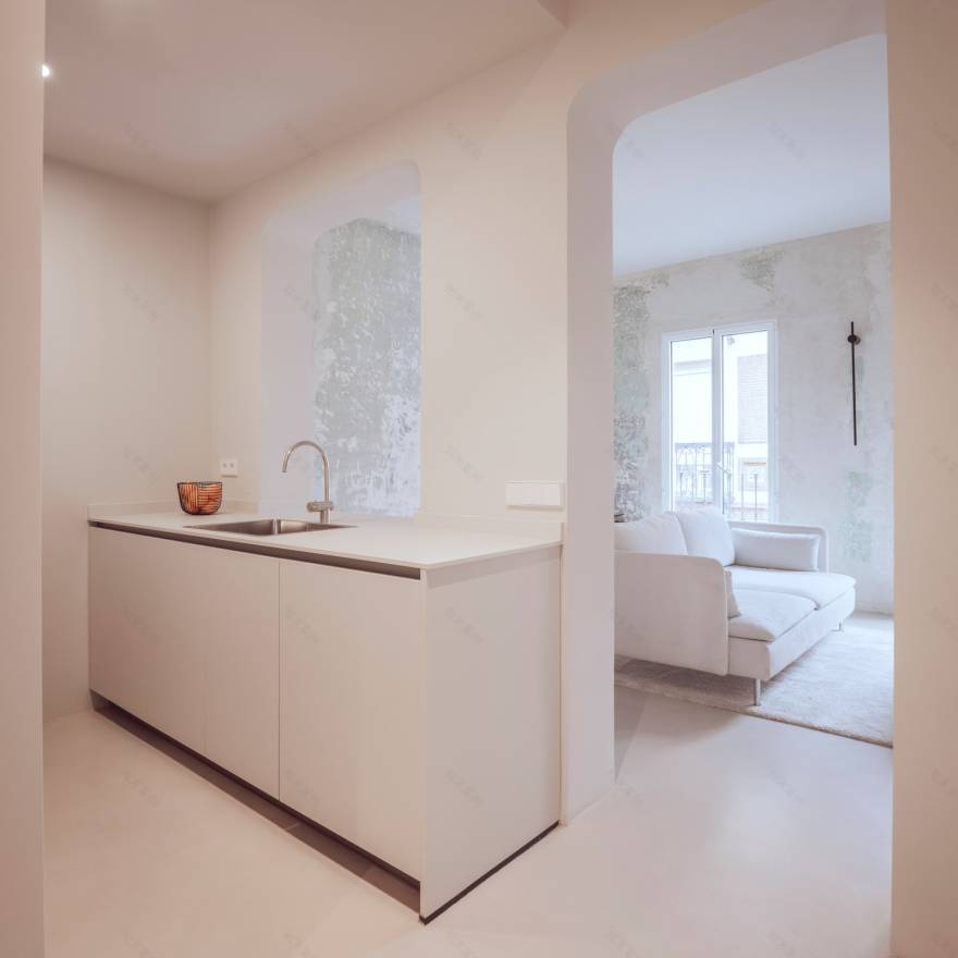 马德里 65 平米小户型的现代与历史融合设计-16