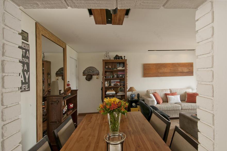 巴西公寓 Fernando,现代木质设计展现温馨居住氛围-7