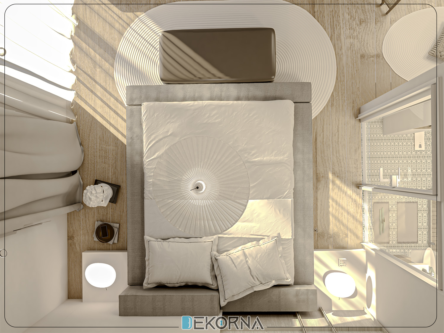 主卧丨DEKORNA INTERIOR DESIGN STUDIO-12